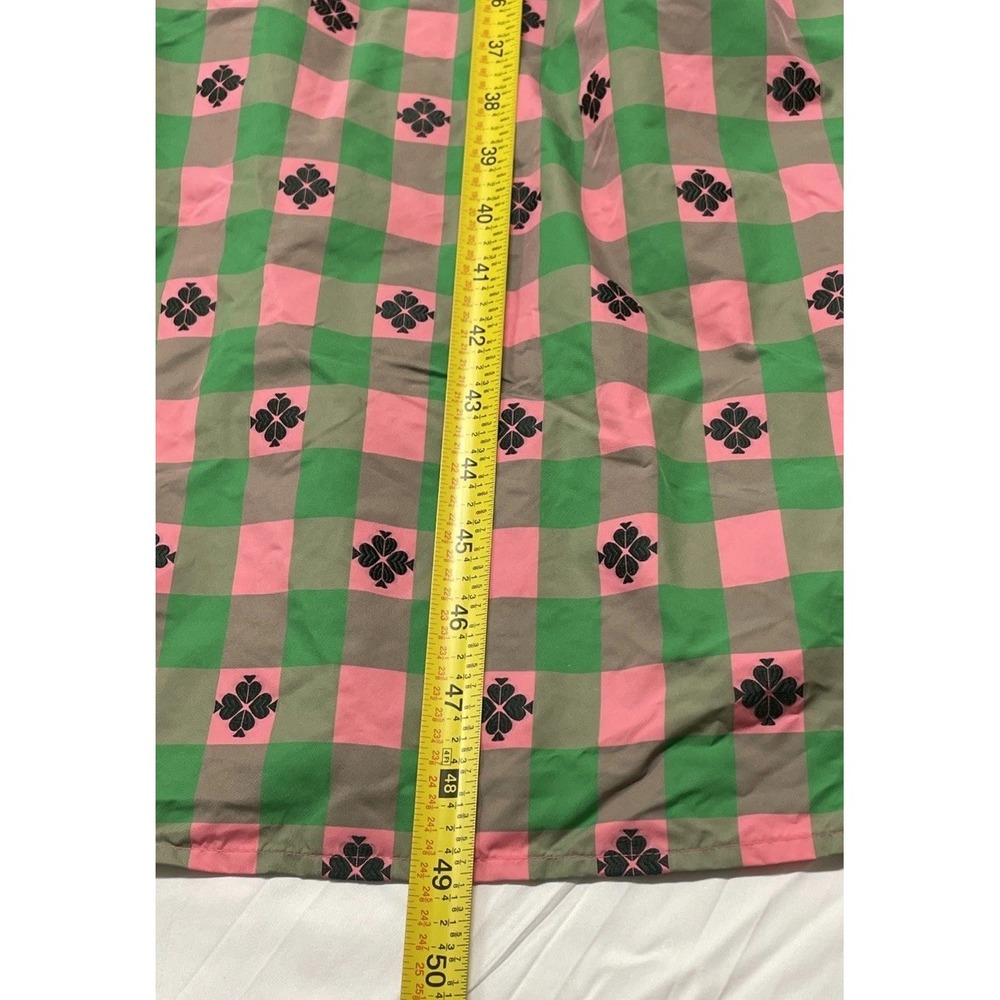 NWT Kate Spade‎ New York Green Pink Plaid Gingham Dress Women's 8 MSRP $598 - Picture 10 of 11